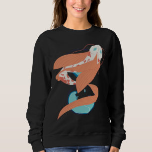 Moletom Peixe Koi Circling Hourglass 333