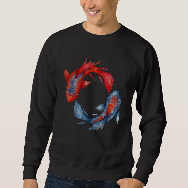 Moletom Peixe Koi Yin Yang (Frente)