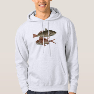 Moletom Peixe Perca Vermelha Arte de Pescador