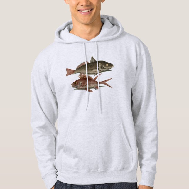 Moletom Peixe Red Perch Pescador Art (Frente)