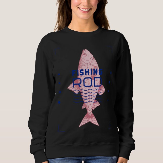 Moletom Peixe Rod De Pesca (Frente)