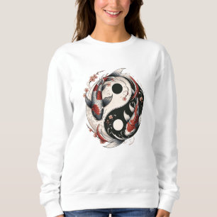 Moletom Peixes Koi Japoneses Yin e Yang