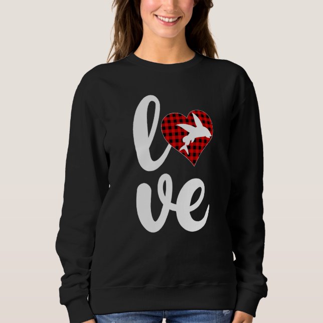 Moletom Peixes Voadores Buffalo Xadrez Amor Peixes Voadore (Frente)