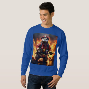 Moletom **"Peles e chamas: O fogo-frio do bombeiro