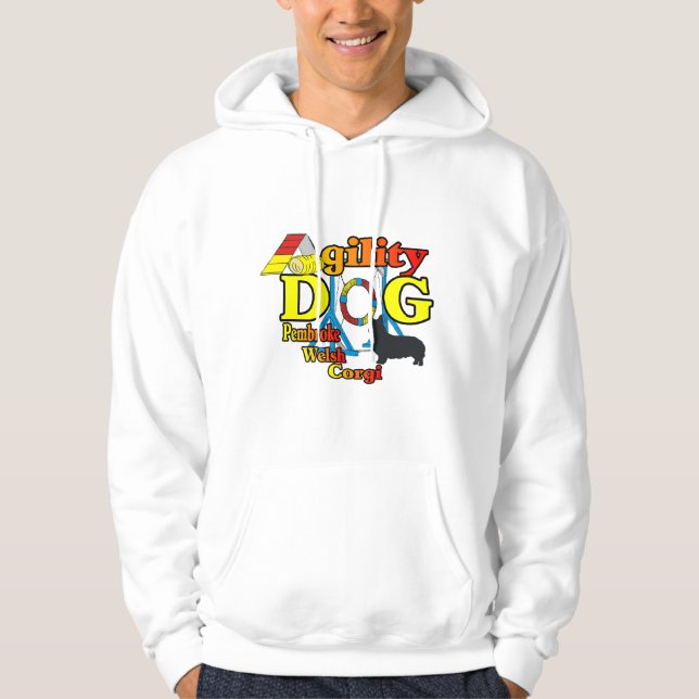 Moletom Pembroke Welsh Corgi Agilidade Shirts Dons (Frente)