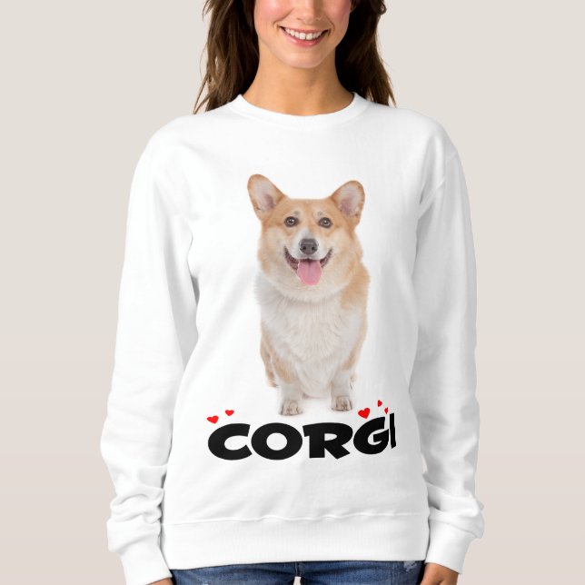 Moletom Pembroke Welsh Corgi - Garotas de Cachorro (Frente)