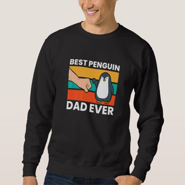 Moletom Penguin Best Penguin Dad Ever (Frente)