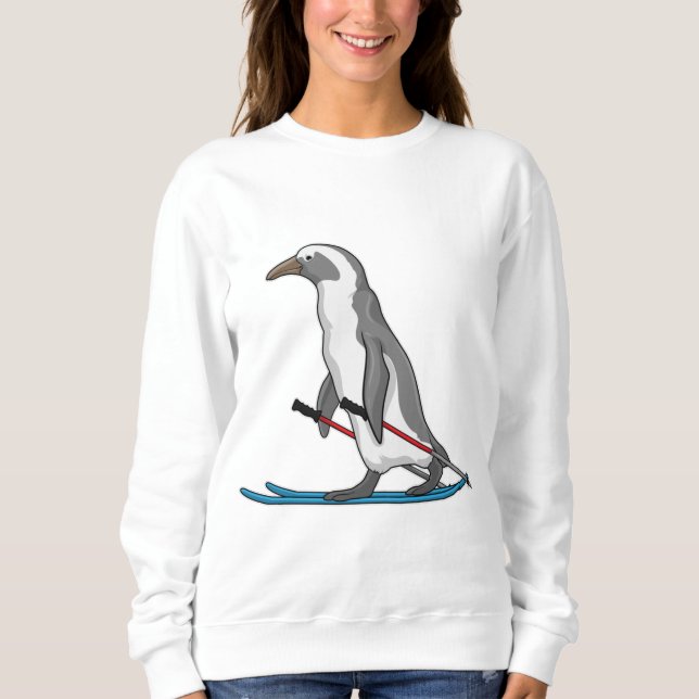 Moletom Penguin Skier Ski (Frente)