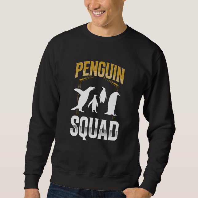 Moletom Penguin Squad Cute Animal Penguins (Frente)
