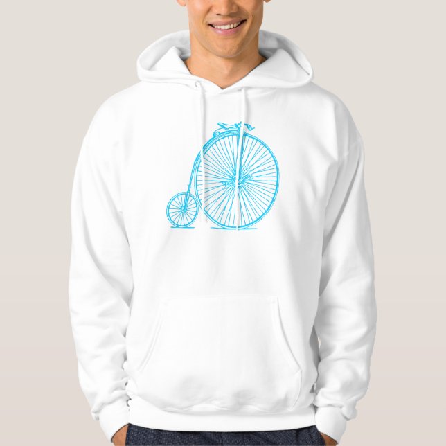 Moletom Penny Farthing - Azul Céu (Frente)