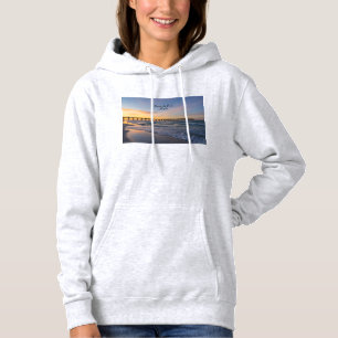 Moletom Pensacola Pier Shoreline Sunrise Hoodie