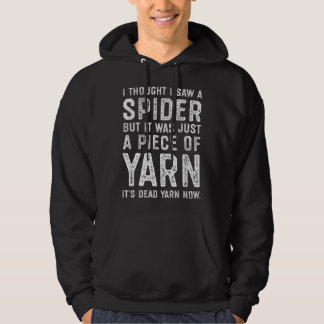 Moletom Pensei ter visto uma aranha mas era só um pedaço d