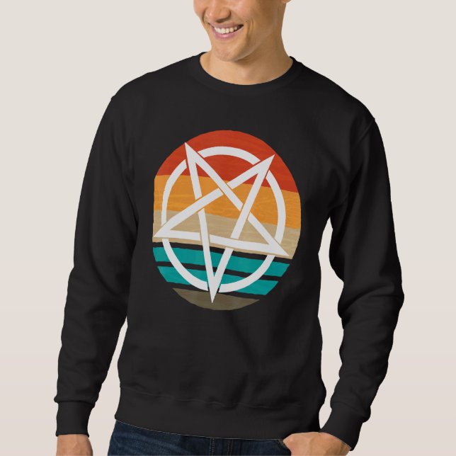 Moletom Pentagrama Retro 666 (Frente)