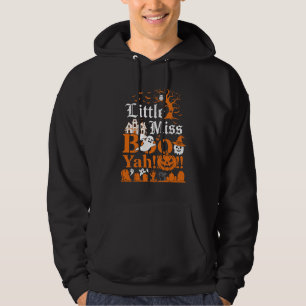 Moletom Pequena Senhorita Boo Yah Fantasma de Halloween Ab
