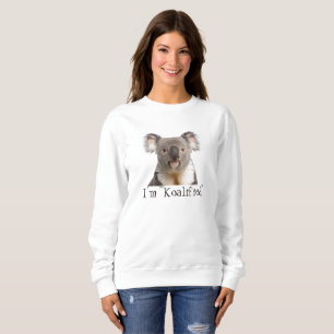 Moletom Pequeno e Bonito Urso Koala Animal Koaliado Citaç