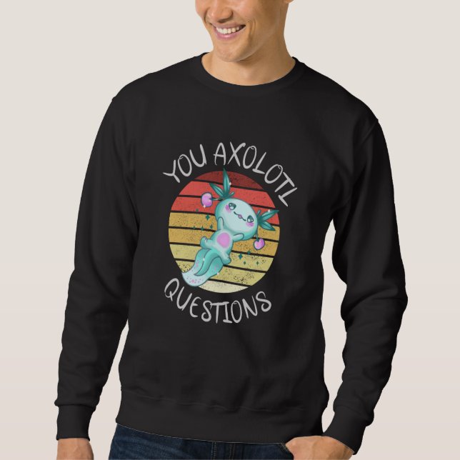 Moletom Perguntas axolotl (Frente)
