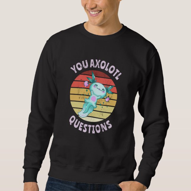 Moletom Perguntas axolotl (Frente)