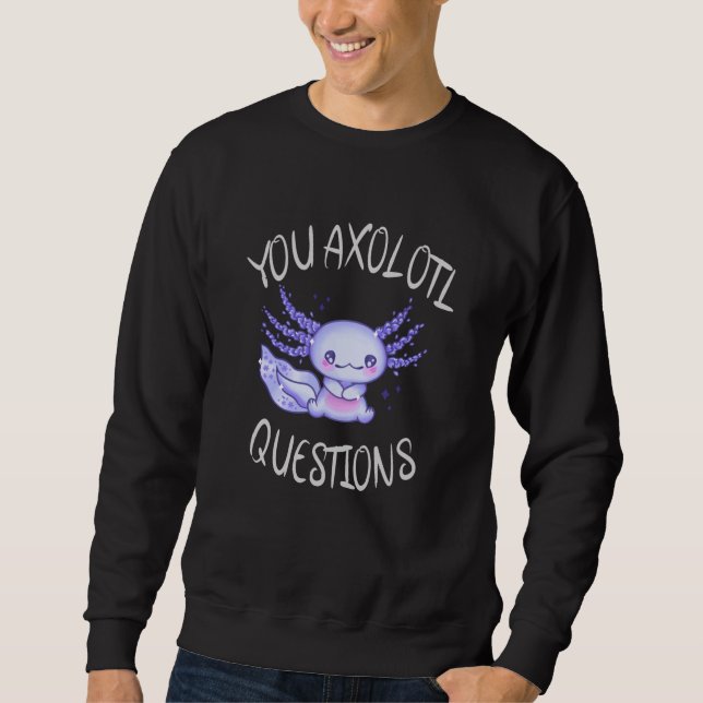 Moletom Perguntas axolotl (Frente)