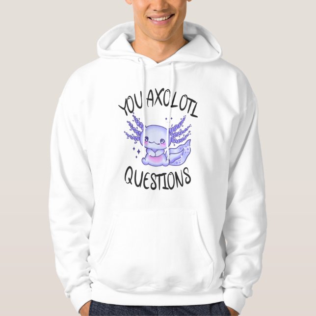 Moletom Perguntas axolotl (Frente)