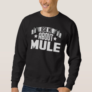 Moletom Pergunte-Me Sobre A Mule Donkey Horse Hybrid