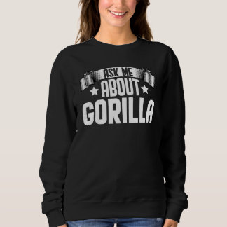 Moletom Pergunte-Me Sobre Gorilla Gorilla
