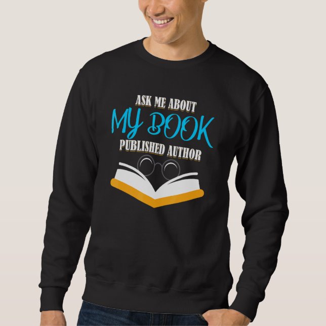 Moletom Pergunte-Me Sobre Meu Editor De Livros (Frente)