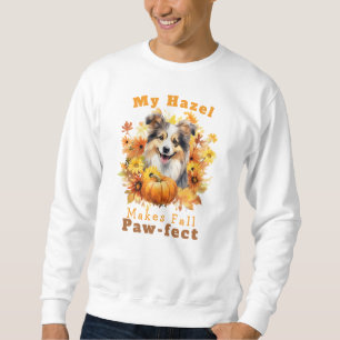 Moletom Perigo Personalizável de Cão de Outono