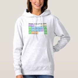 Moletom Periodic Table of Punctuation Women's Hoodie