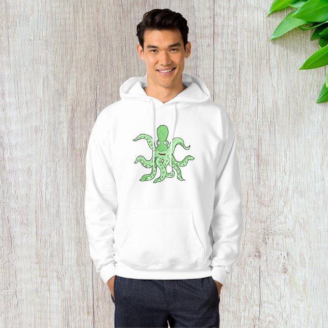 Moletom Personagem de polvo verde Monstro marinho estranho (Criador carregado)