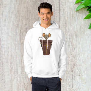 Moletom Personagem de rato engraçado da igreja cristã