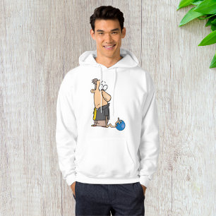 Moletom Personagem Sad Bowler Engraçado com Bola de bolich