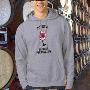Moletom Personalidade Espumante – Camisola de Capuz para A
