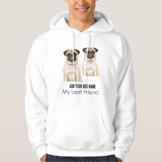 Moletom Personalise pug dogs