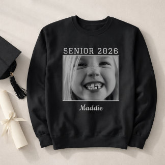 Moletom  Personalised Senior 2026 custom Photo graduation