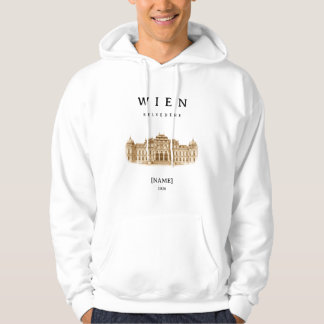 Moletom Personalisierte Wien Belvedere | Name & Jahr