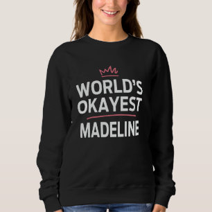 Moletom Personalização Personalizada MADELINE Engraçada do