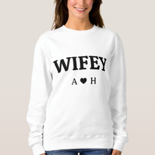 Moletom Personalizada Noiva Personalizada Wifey 2023, Fian