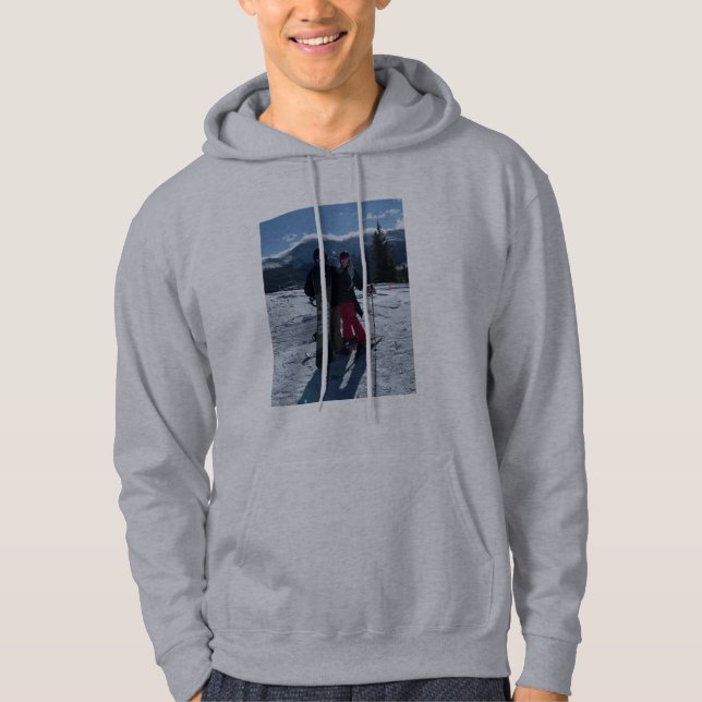 Moletom Personalizado Adicionar sua própria foto Hoodie (Frente)