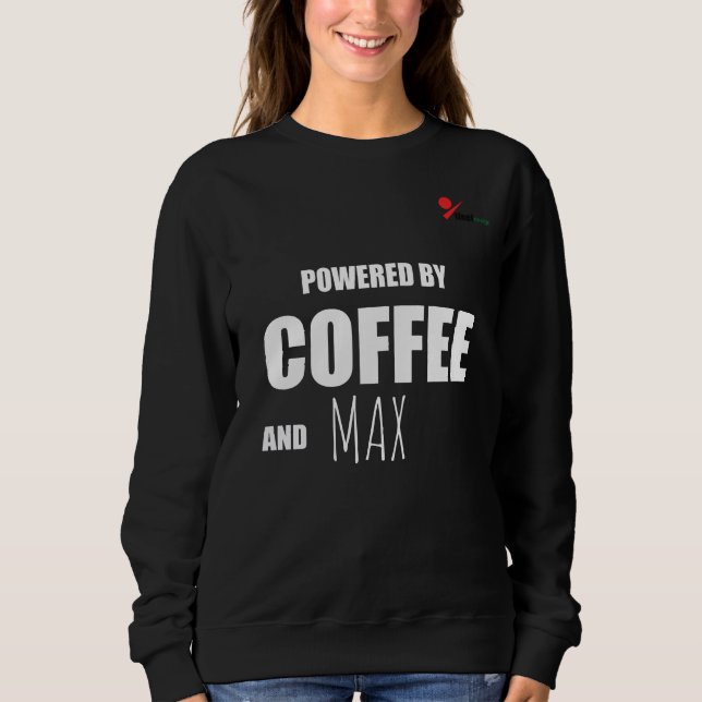 Moletom Personalizado com Energia de Café e [Nome do Pet]  (Frente)