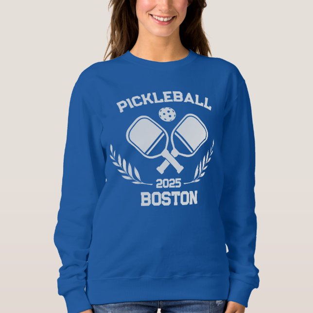 Moletom Personalizado do Pickleball Boston 2025 (Frente)