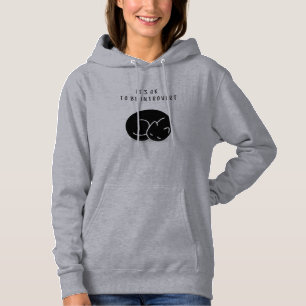 Moletom Personalizado É Okay Ser Introvertido Modo Mulhere