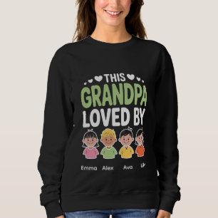 Moletom Personalizado Este Vovô Amado Por – Crianças Perso