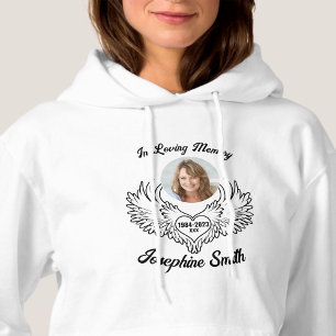 Moletom Personalizado Na Memória Adorável Da Foto De Anjo