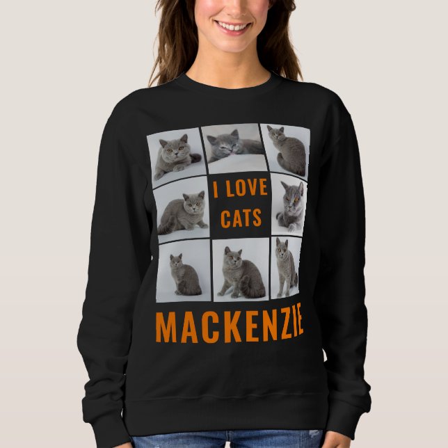 Moletom Personalizar Fotos da Faculdade e Nomes Mulheres P (Frente)