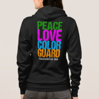 Personalizar Guarda de Cores do Peace Love