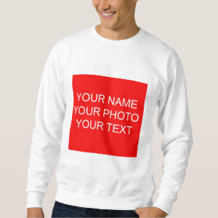 Moletom Personalizar Texto Personalizado do Nome da Foto