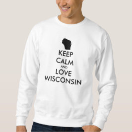 Moletom Personalizável MANTENHA A CALMA e AME WISCONSIN