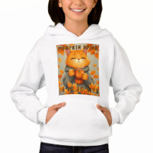Moletom Personalizável para Meninas com Gato e Cac