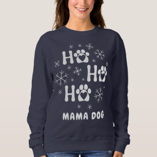 Moletom Personalize Ho Ho Mama Cachorrinho