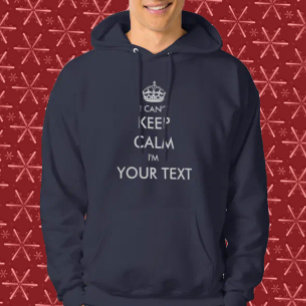 Moletom Personalize-me não pode manter a calma